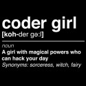 تیشرت دخترانه Coder Girl Programmer