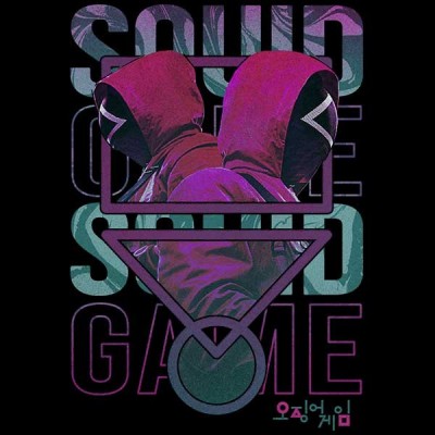 تیشرت ملانژ Squid Game Stacked Symbol