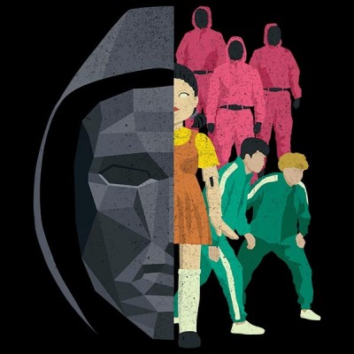 تیشرت ملانژ Squid Game Front Man