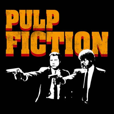 تیشرت Pulp Fiction - Jules and Vincent With Guns