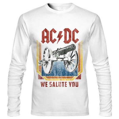 تیشرت آستین بلند We Salute You AC/DC