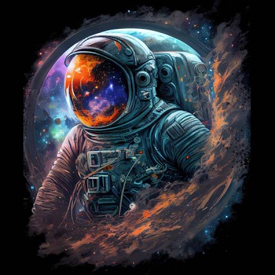 تیشرت ملانژ Space Traveler IV