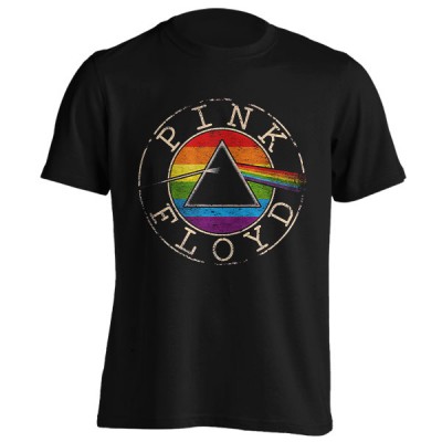 تیشرت پینک فلوید Pink Floyd Logo Circle Rainbow