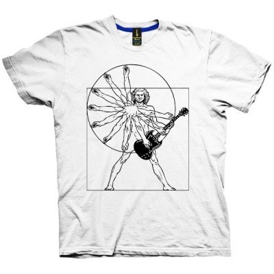 تیشرت Vitruvian Man طرح گیتار