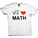 تی شرت I Love Math