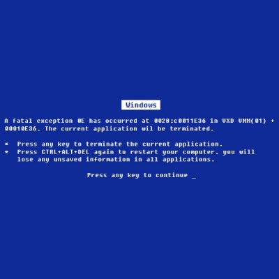 تی شرت Blue Screen of Death