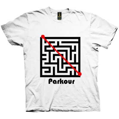 تی شرت Parkour through maze