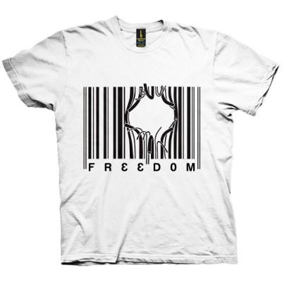 تی شرت Barcode Freedom