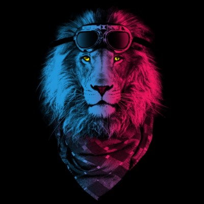 تی شرت Lion Rider