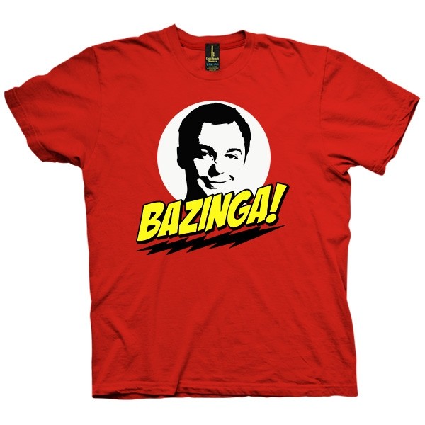 تی شرت Bazinga The Big Bang Theory