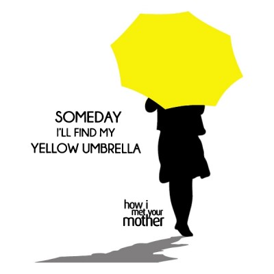 تی شرت Someday I'll Find My Yellow Umbrella