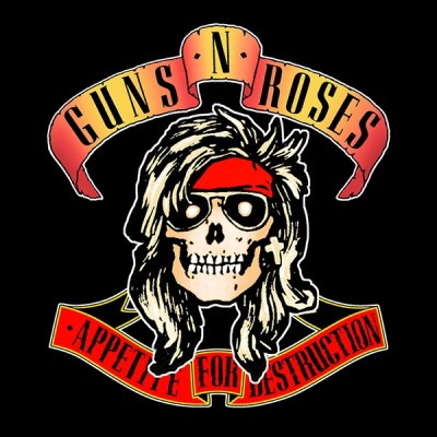 تی شرت Guns N' Roses Bandana Skull