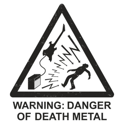 تی شرت Danger of Death Metal