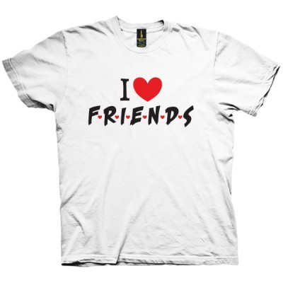 تی شرت I heart Friends TV Show