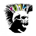 تیشرت Punk Rock Skull