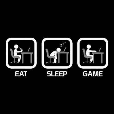 سویشرت هودی Eat, Sleep, Game