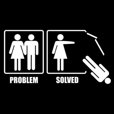 تی شرت دخترانه با طرح Problem Solved