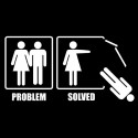 تی شرت دخترانه با طرح Problem Solved