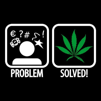 سویشرت Weed Problem Solved
