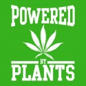 تی شرت Powered by plants