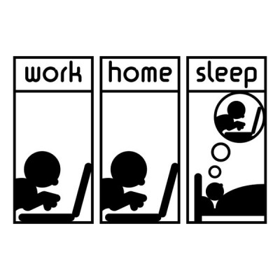 تی شرت Work Home Sleep