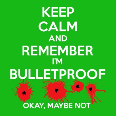 تی شرت Keep Calm I'm Bulletproof