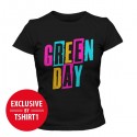 تی شرت دخترانه Green Day Flash Cards