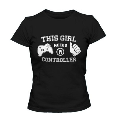 تی شرت دخترانه This Girl Needs A Controller
