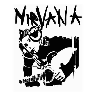 تیشرت دخترانه نیروانا طرح My music
