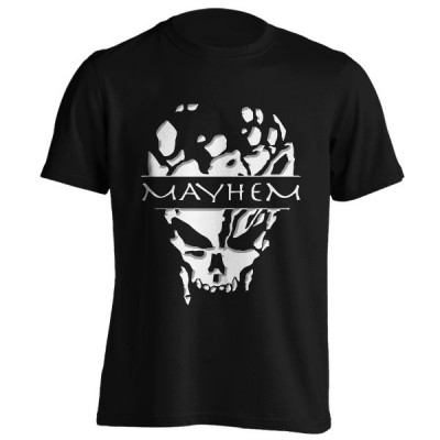 تیشرت گروه Mayhem طرح Head