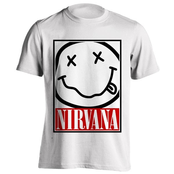 تیشرت نیروانا طرح Box Smile