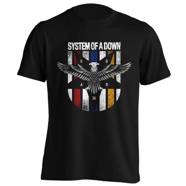 تیشرت System of a Down طرح Eagle Colors