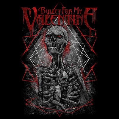 تیشرت Bullet For My Valentine طرح Skeleton