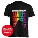 تیشرت گروه پینک فوید طرح Rainbow