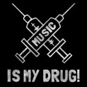 تیشرت Music Is My Drug
