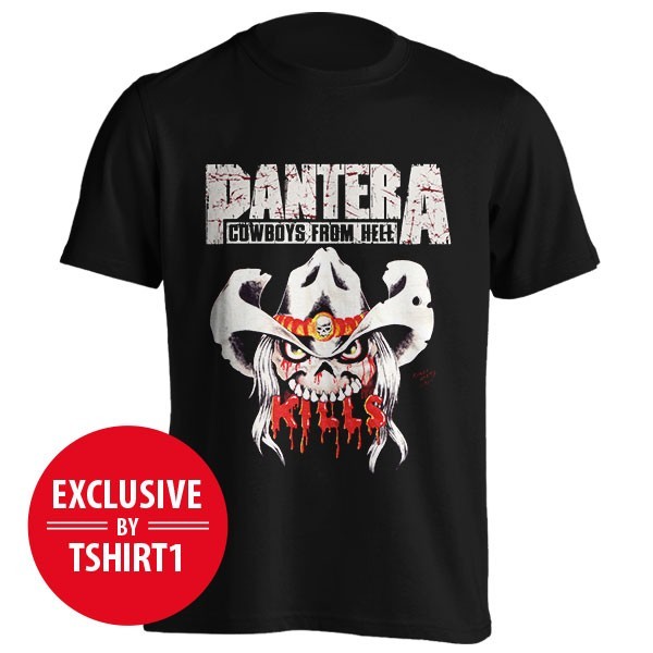 تیشرت گروه Pantera طرح Cowboy Killer