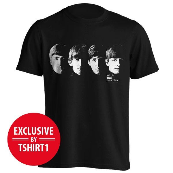 تیشرت گروه بیتلز طرح With The Beatles