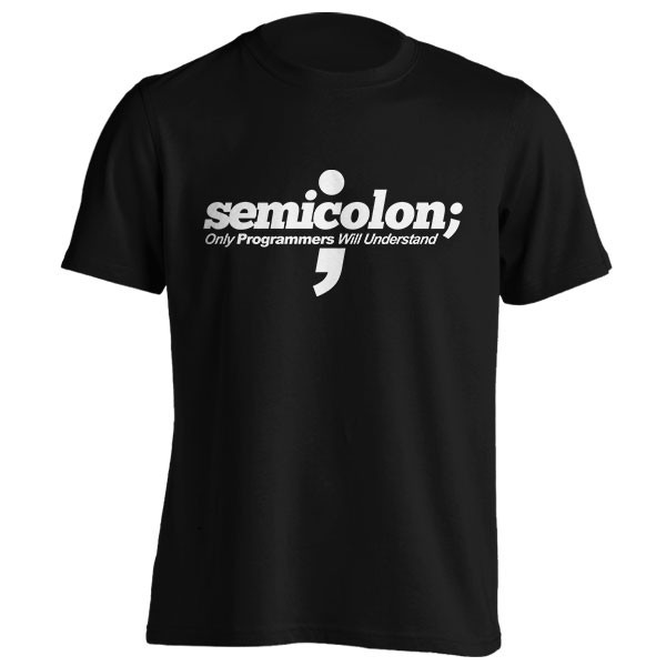 تیشرت Programmer - Semicolon