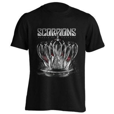 تیشرت گروه Scorpions طرح Black Return To Forever Crown