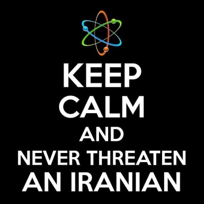 تیشرت Never threaten an Iranian