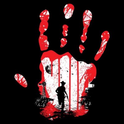 تیشرت The last of us طرح Bloodbath