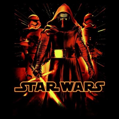 تیشرت جنگ ستارگان طرح Kylo Ren Trisaber Glow