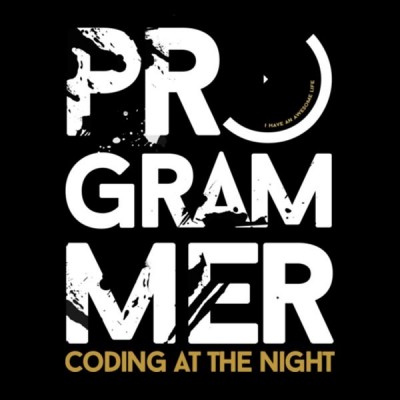 سویشرت یقه گرد Coding at the night