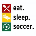 تیشرت Eat Sleep Soccer