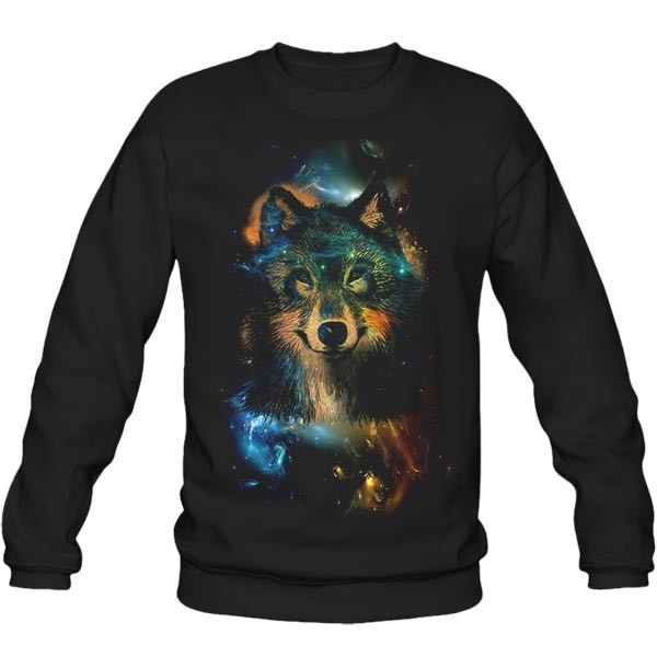 سویشرت یقه گرد Space Wolf