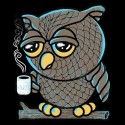 سویشرت هودی Owl I want is Coffee