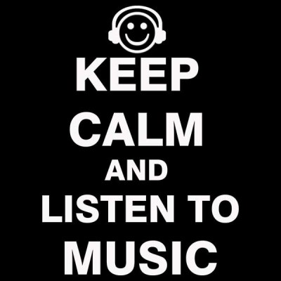 سویشرت یقه گرد Keep Calm and Listen to Music