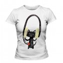 تیشرت دخترانه Cat With Huge Headphone