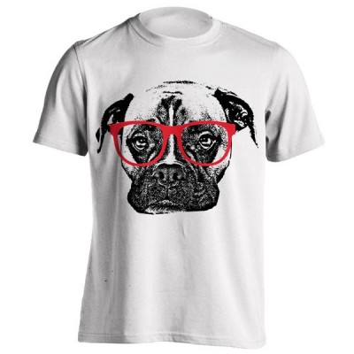 تیشرت Boxer Dog with Glasses