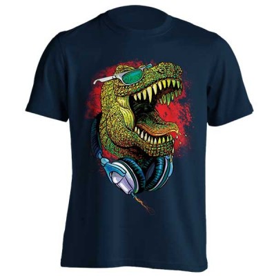 تیشرت با طرح T. Rex Rocks Out